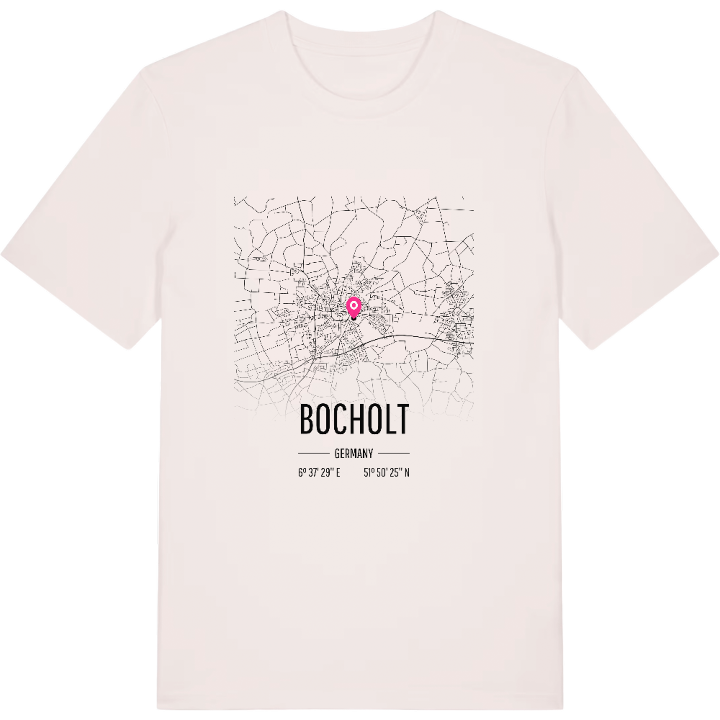 Bocholt kort T-shirt – t-shirt fra PinShirt