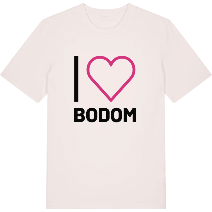 Jeg elsker Bodom T-shirt stort tryk – t-shirt fra PinShirt