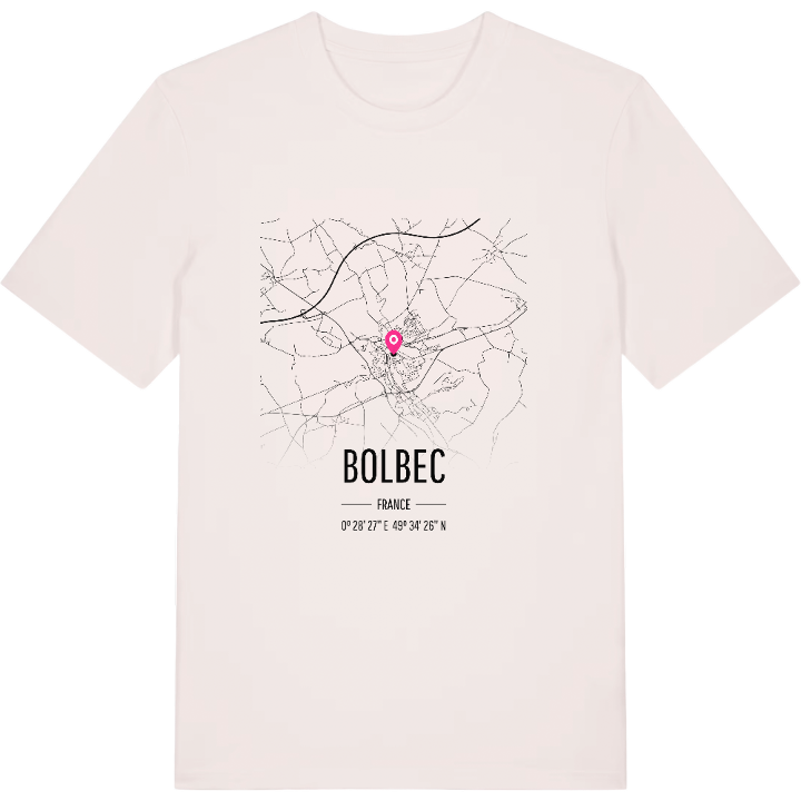 Bolbec kort T-shirt – t-shirt fra PinShirt