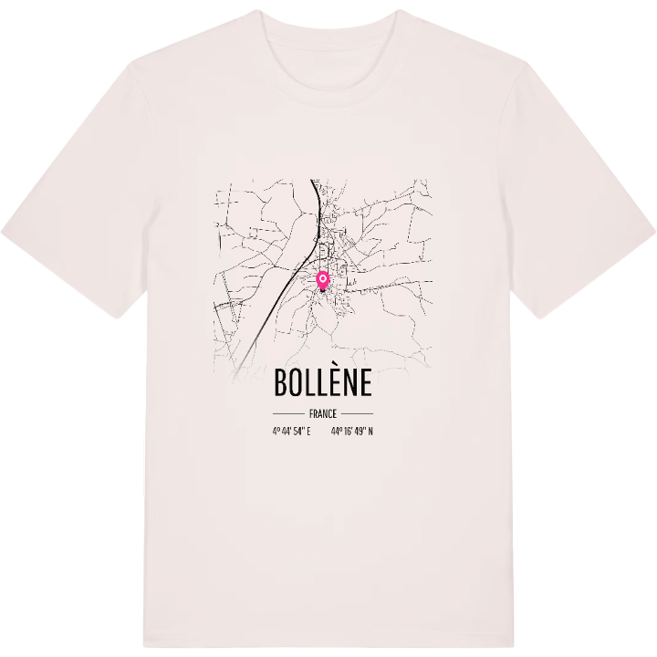 Bollène kort T-shirt – t-shirt fra PinShirt