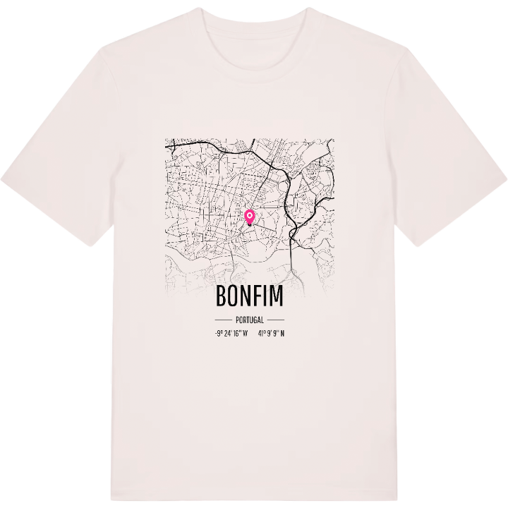 Bonfim kort T-shirt – t-shirt fra PinShirt