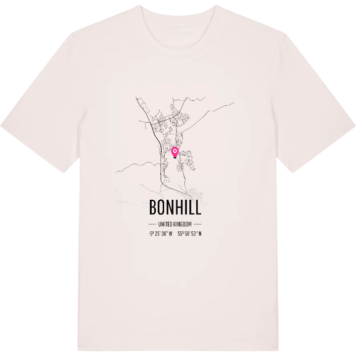 Bonhill kort T-shirt – t-shirt fra PinShirt