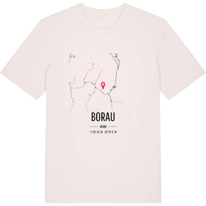 Borau kort T-shirt – t-shirt fra PinShirt