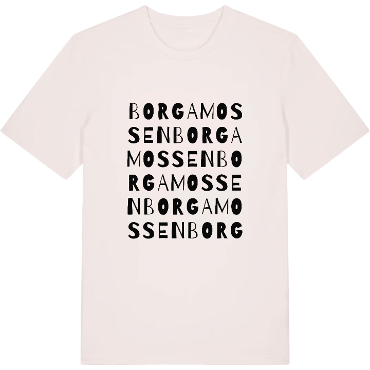 Borgamossen ordleg T-shirt – t-shirt fra PinShirt