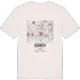 Borken kort T-shirt