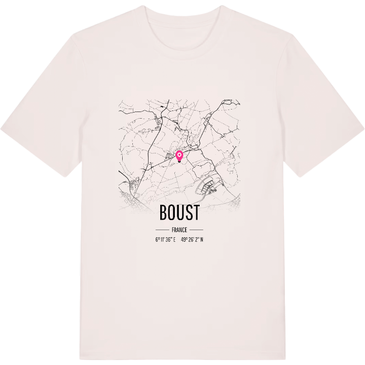 Boust kort T-shirt – t-shirt fra PinShirt