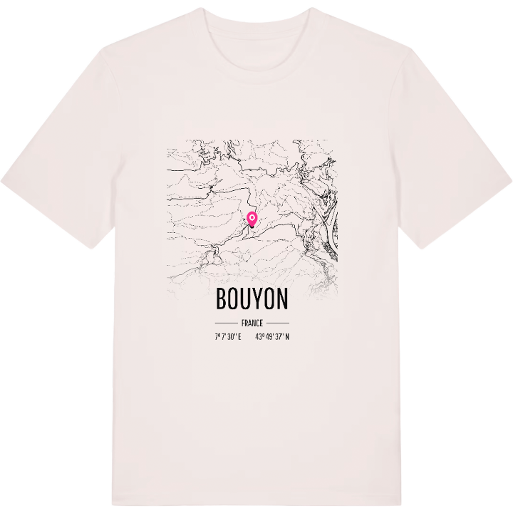 Bouyon kort T-shirt – t-shirt fra PinShirt