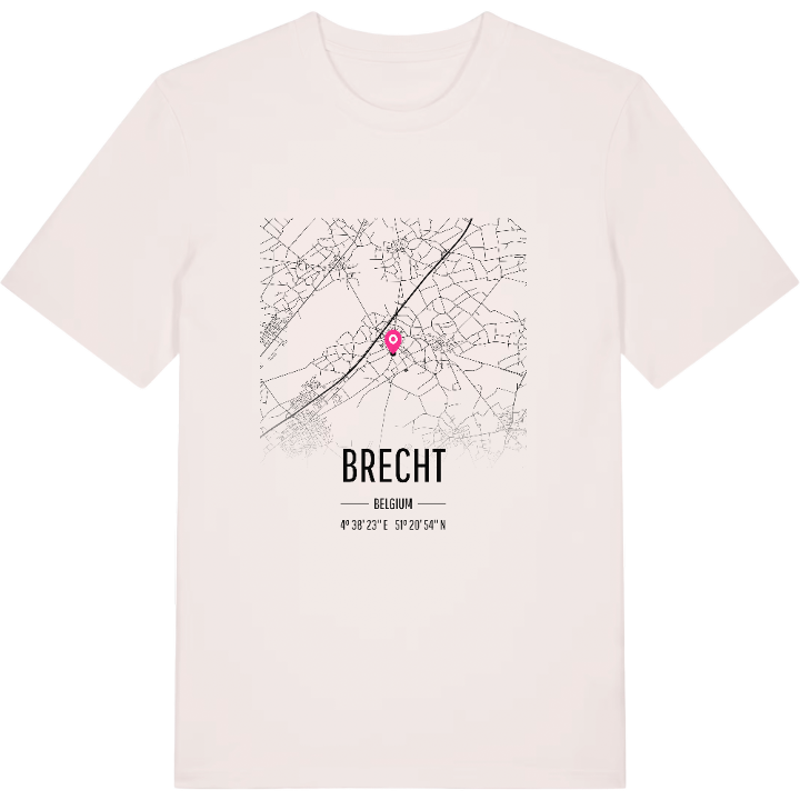 Brecht kort T-shirt – t-shirt fra PinShirt