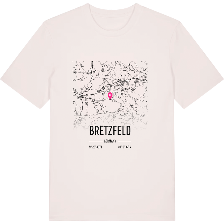 Bretzfeld kort T-shirt – t-shirt fra PinShirt