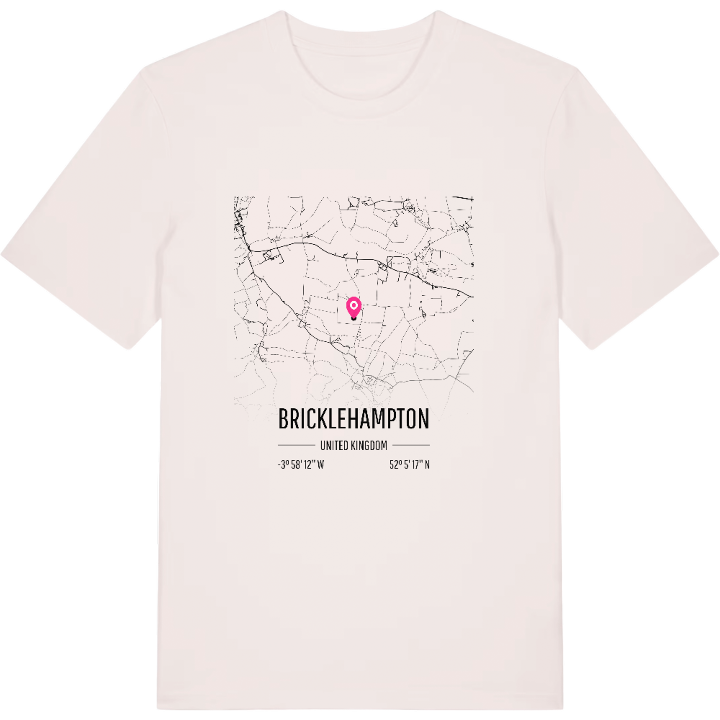 Bricklehampton kort T-shirt – t-shirt fra PinShirt