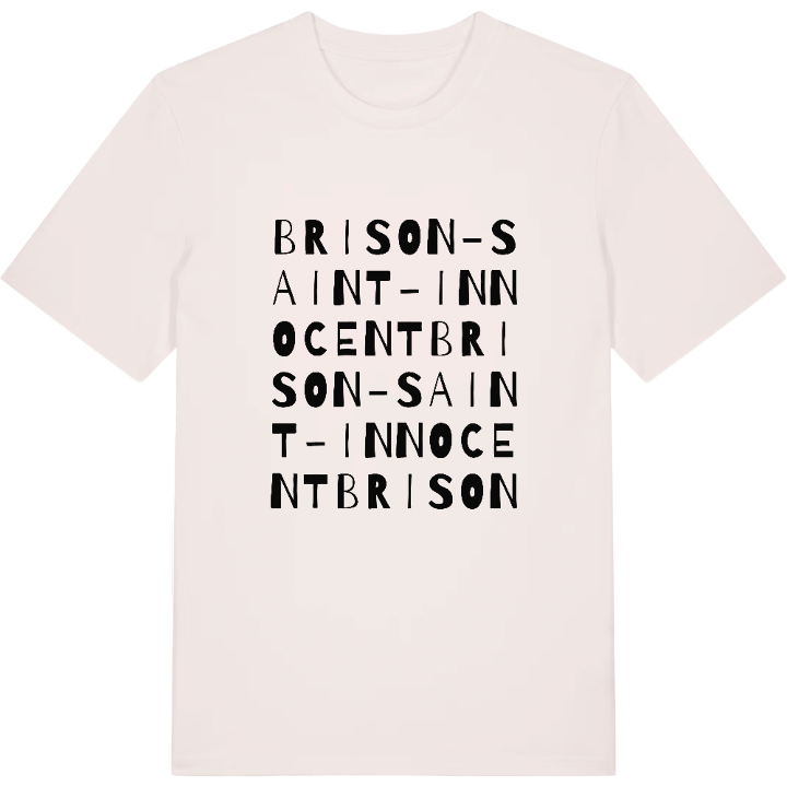 Brison-Saint-Innocent ordleg T-shirt – t-shirt fra PinShirt