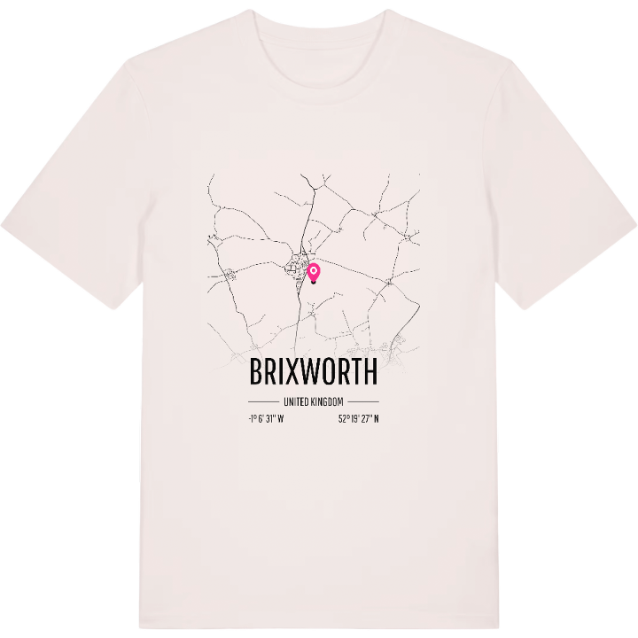 Brixworth kort T-shirt – t-shirt fra PinShirt