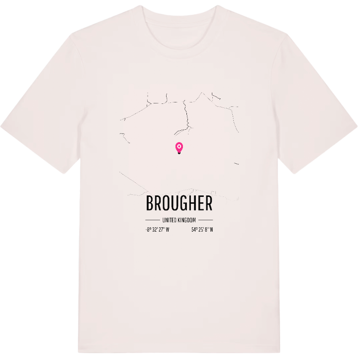 Brougher kort T-shirt – t-shirt fra PinShirt