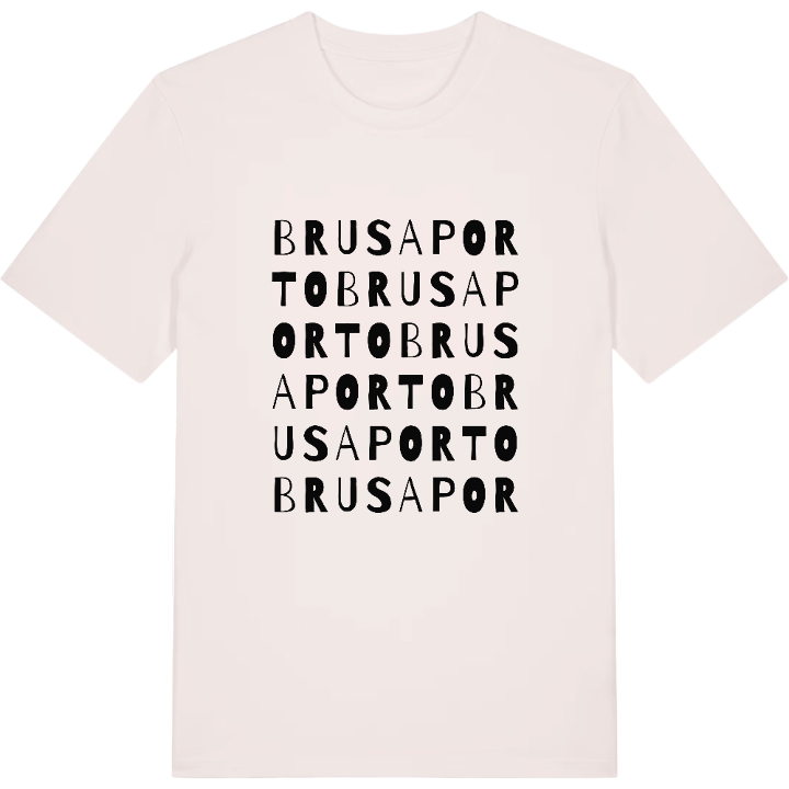 Brusaporto ordleg T-shirt – t-shirt fra PinShirt