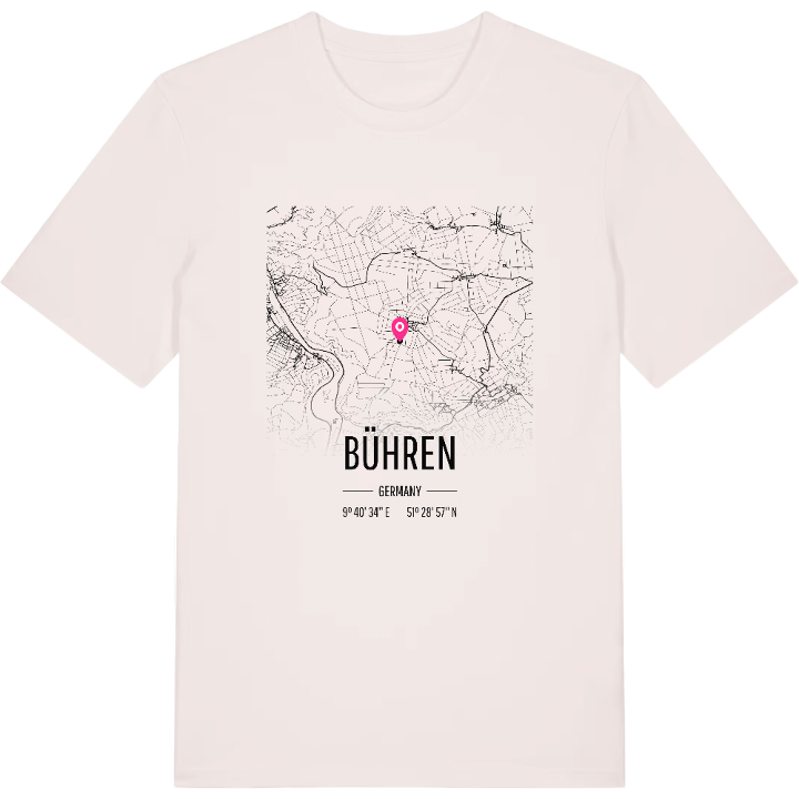 Bühren kort T-shirt – t-shirt fra PinShirt