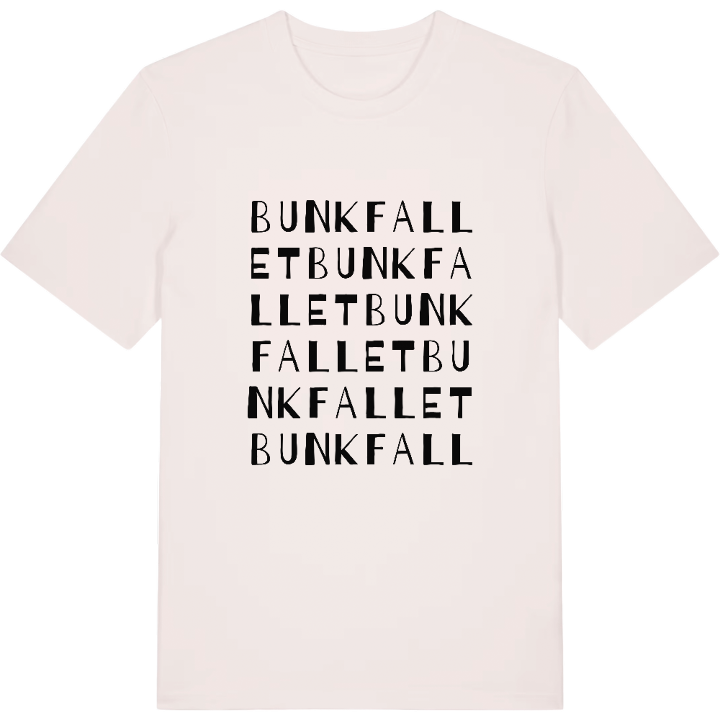 Bunkfallet ordleg T-shirt – t-shirt fra PinShirt