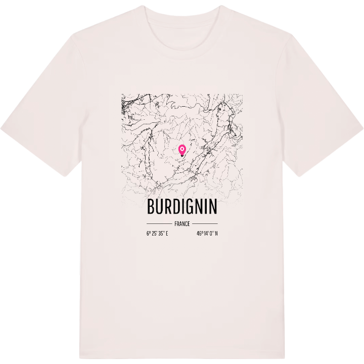 Burdignin kort T-shirt – t-shirt fra PinShirt