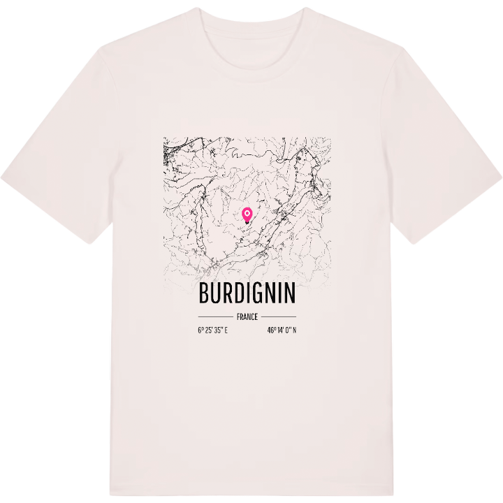 Burdignin kort T-shirt – t-shirt fra PinShirt