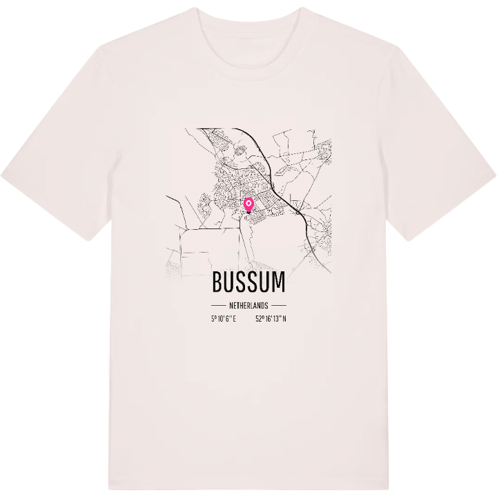 Bussum kort T-shirt – t-shirt fra PinShirt