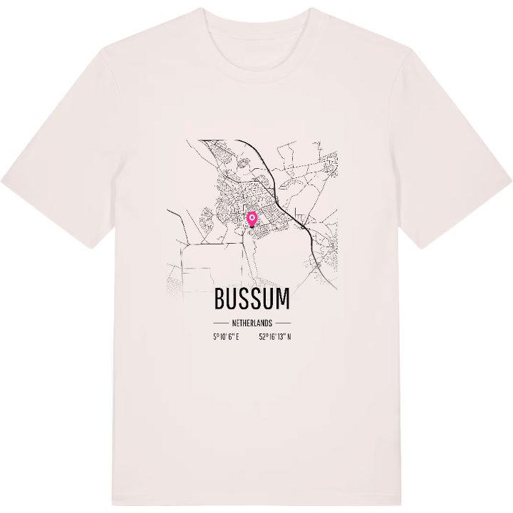 Bussum kort T-shirt – t-shirt fra PinShirt