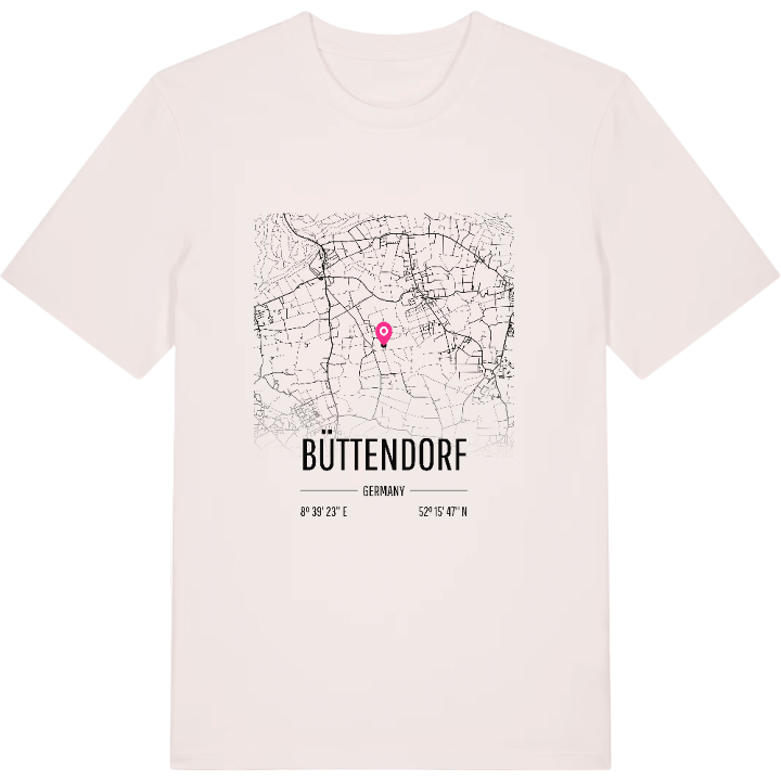 Büttendorf kort T-shirt – t-shirt fra PinShirt