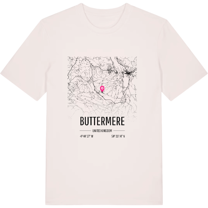 Buttermere kort T-shirt – t-shirt fra PinShirt