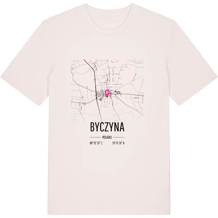 Byczyna kort T-shirt – t-shirt fra PinShirt