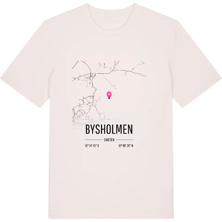Bysholmen kort T-shirt – t-shirt fra PinShirt
