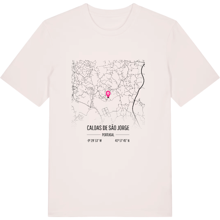 Caldas de São Jorge kort t-shirt – t-shirt fra PinShirt
