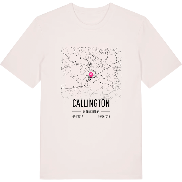 Callington kort T-shirt – t-shirt fra PinShirt