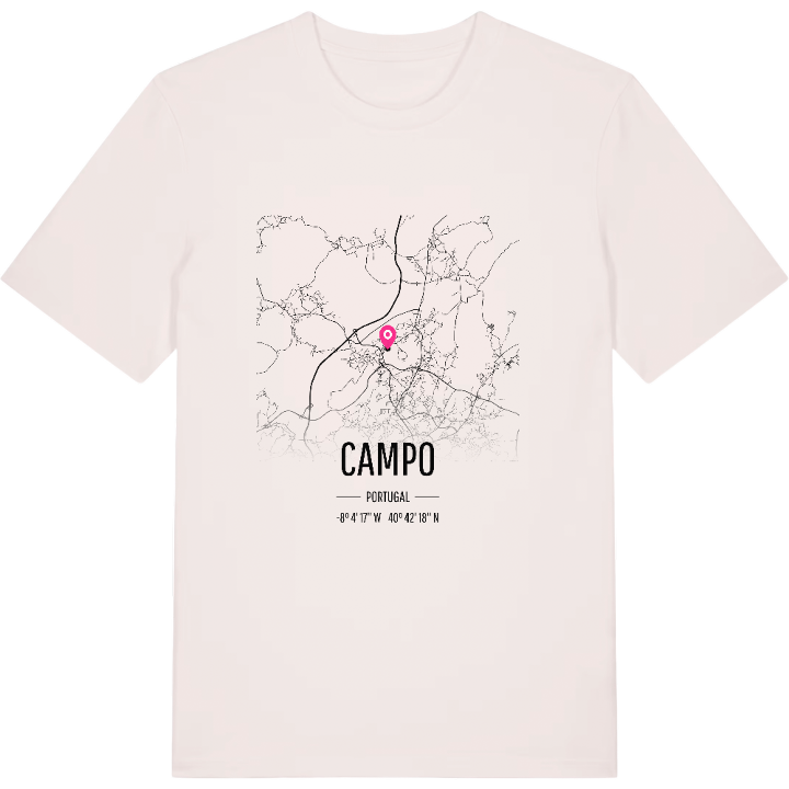 Campo kort T-shirt – t-shirt fra PinShirt