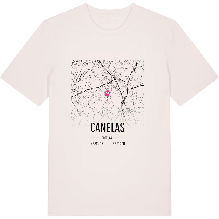 Canelas kort T-shirt – t-shirt fra PinShirt