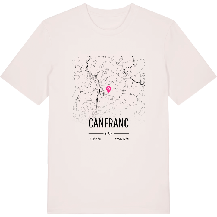 Canfranc kort T-shirt – t-shirt fra PinShirt
