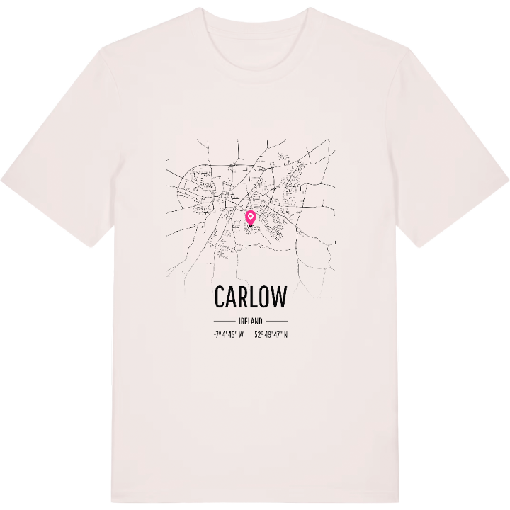 Carlow kort T-shirt – t-shirt fra PinShirt