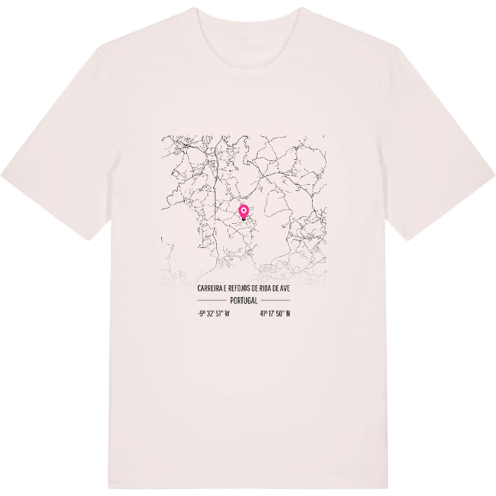 Carreira e Refojos de Riba de Ave kort t-shirt – t-shirt fra PinShirt