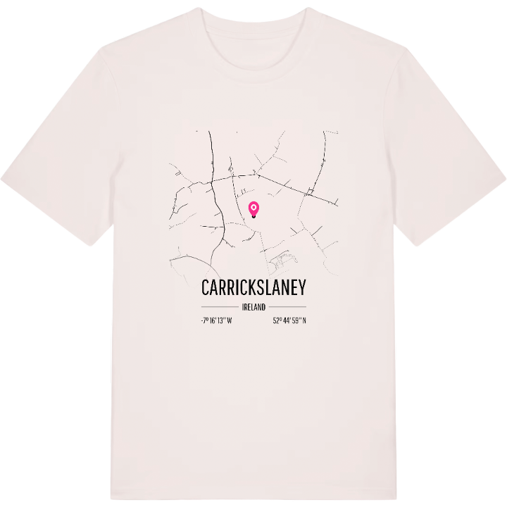 Carrickslaney kort T-shirt – t-shirt fra PinShirt