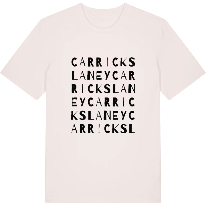 Carrickslaney ordleg T-shirt – t-shirt fra PinShirt