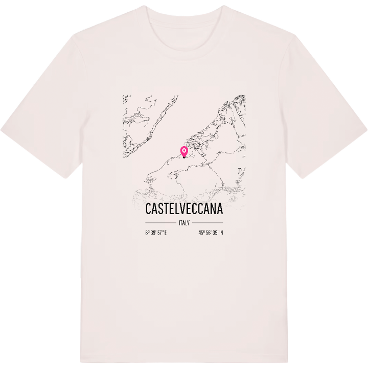 Castelveccana kort T-shirt – t-shirt fra PinShirt