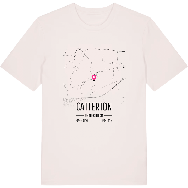 Catterton kort T-shirt – t-shirt fra PinShirt