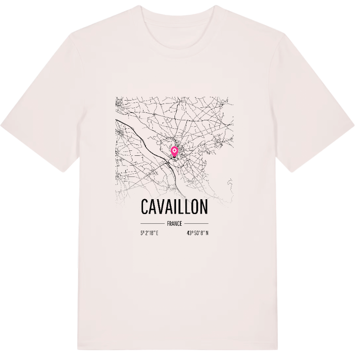 Cavaillon kort T-shirt – t-shirt fra PinShirt