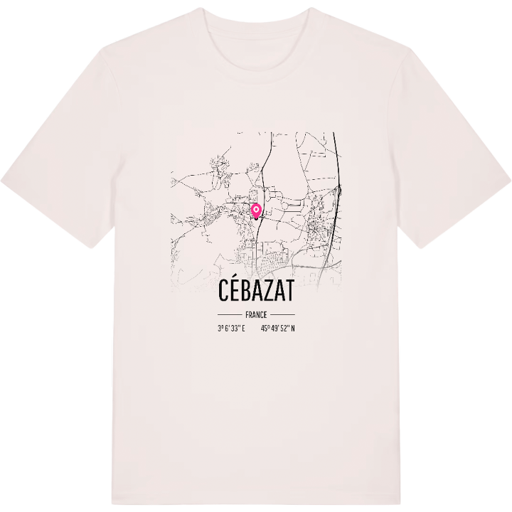 Cébazat kort T-shirt – t-shirt fra PinShirt