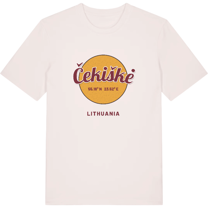 Čekiškė cirkel T-shirt – t-shirt fra PinShirt