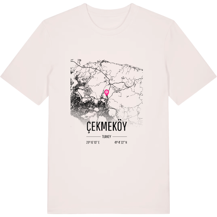 Çekmeköy kort T-shirt – t-shirt fra PinShirt