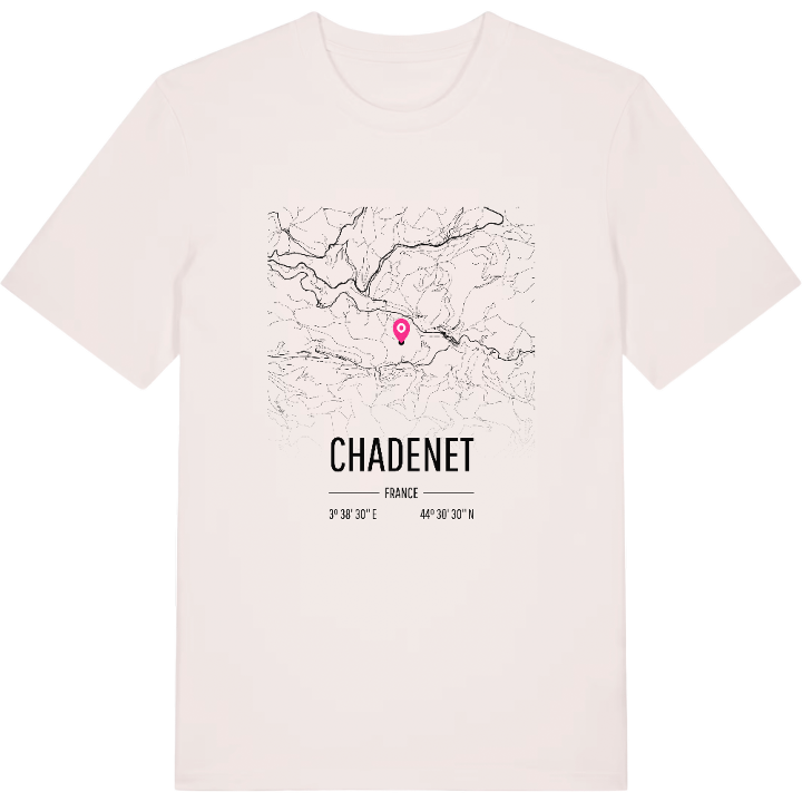 Chadenet kort T-shirt – t-shirt fra PinShirt