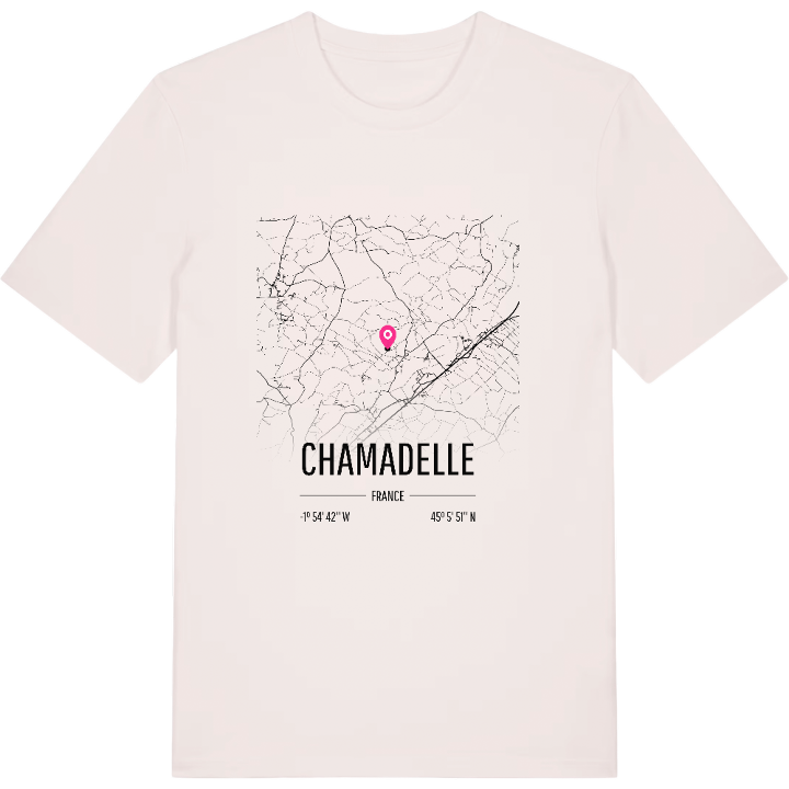 Chamadelle kort T-shirt – t-shirt fra PinShirt