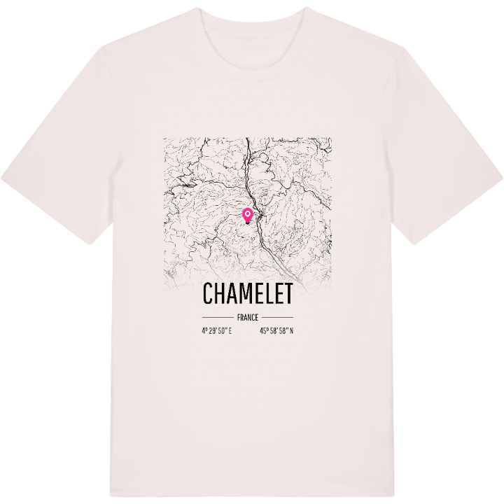 Chamelet kort T-shirt – t-shirt fra PinShirt