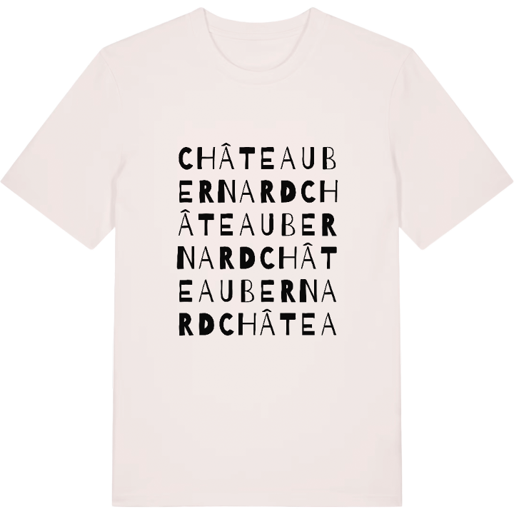 Châteaubernard ordleg T-shirt – t-shirt fra PinShirt