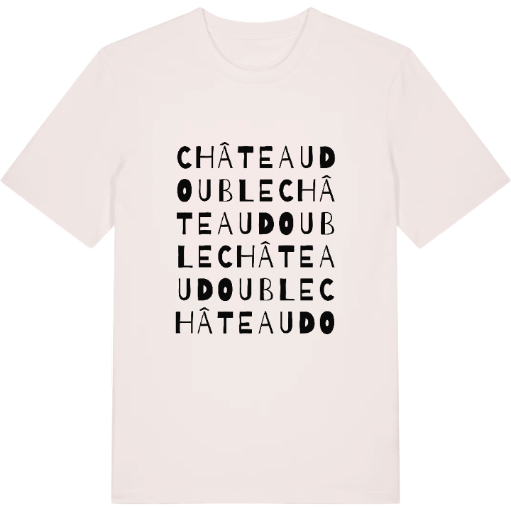 Châteaudouble ordleg T-shirt – t-shirt fra PinShirt
