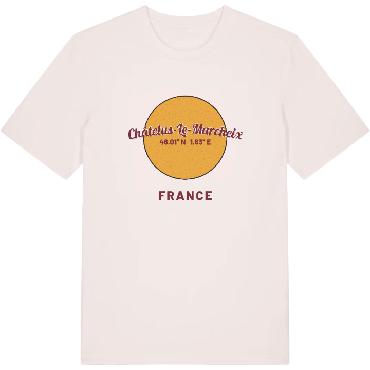 Châtelus-le-Marcheix cirkel T-shirt – t-shirt fra PinShirt