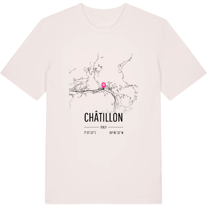 Châtillon kort T-shirt – t-shirt fra PinShirt